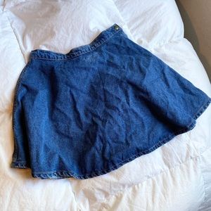 American Apparel denim circle skirt